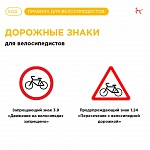 Дорожные знаки для велосипедистов - 1